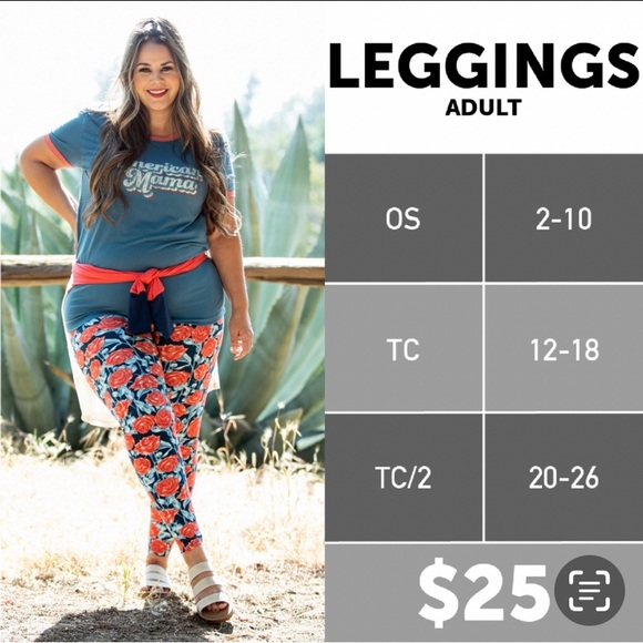 LuLaRoe Buttery Soft Leggings - Picture 2 of 2